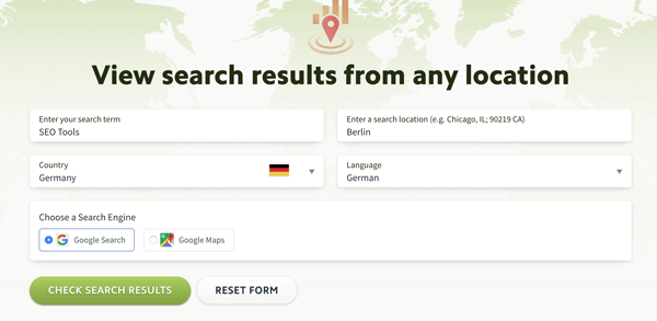 brightlocal local search results checker