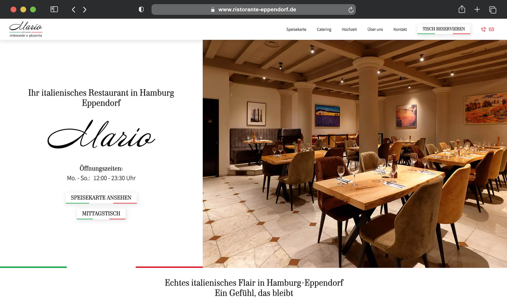 ristorante mario referenz nachher neue website xperients