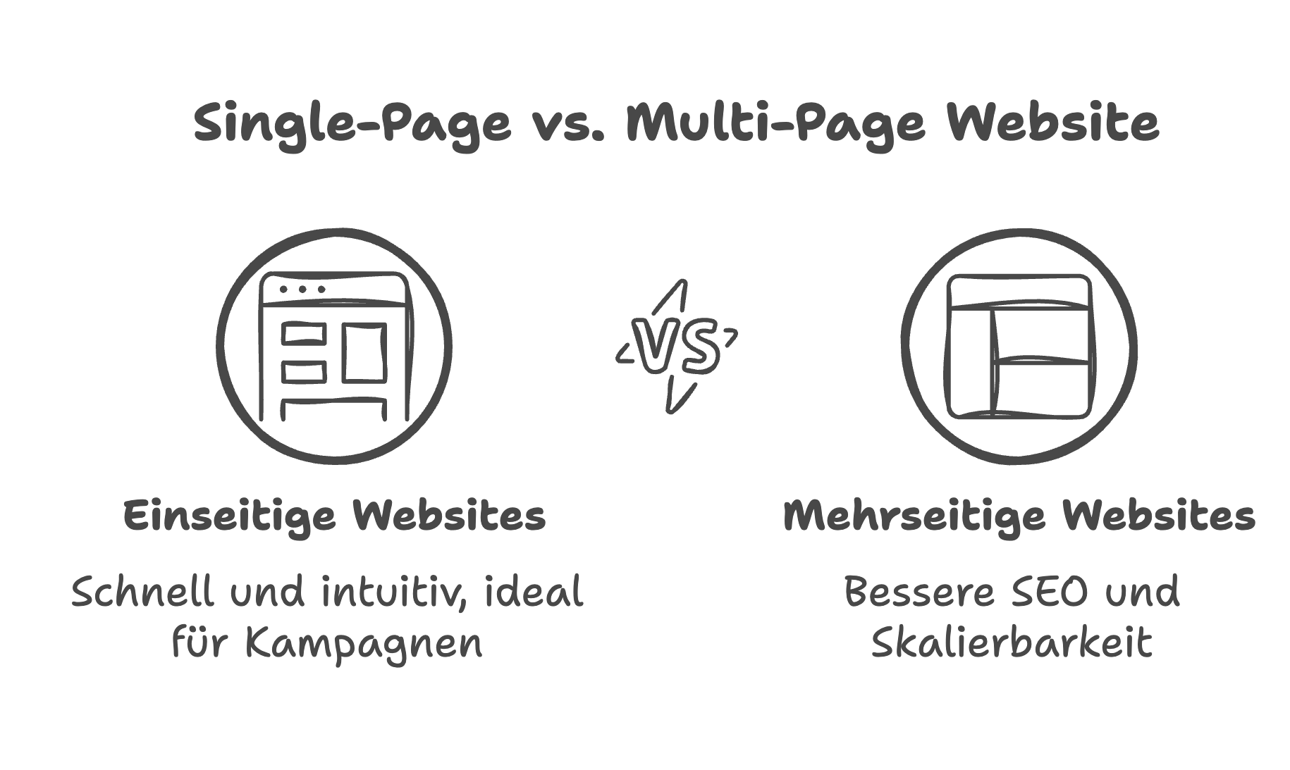 single page vs multi page website