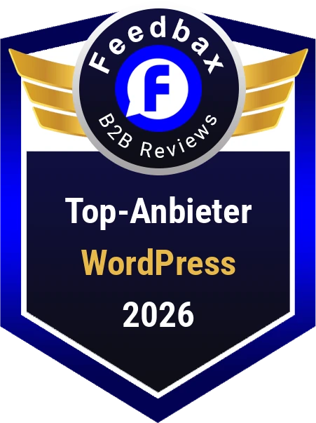 Feedbax B2B Reviews: Top-Anbieter WordPress 2026, Profil öffnet in neuem Tab